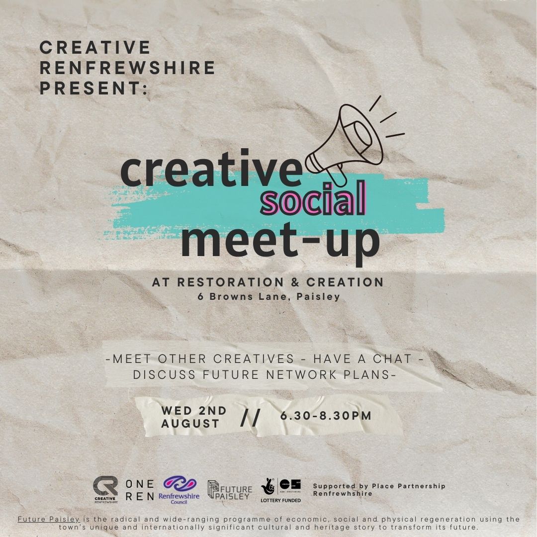 Creative_Ren's tweet photo. 📣NETWORK EVENT📣 we’re really pleased to announce that next Wednesday 2nd August we’ll be hosting a Creative Social Meet-Up at Restoration and Creation!! Come and join us between 6.30-8.30pm! https://t.co/S9biuj7ePX