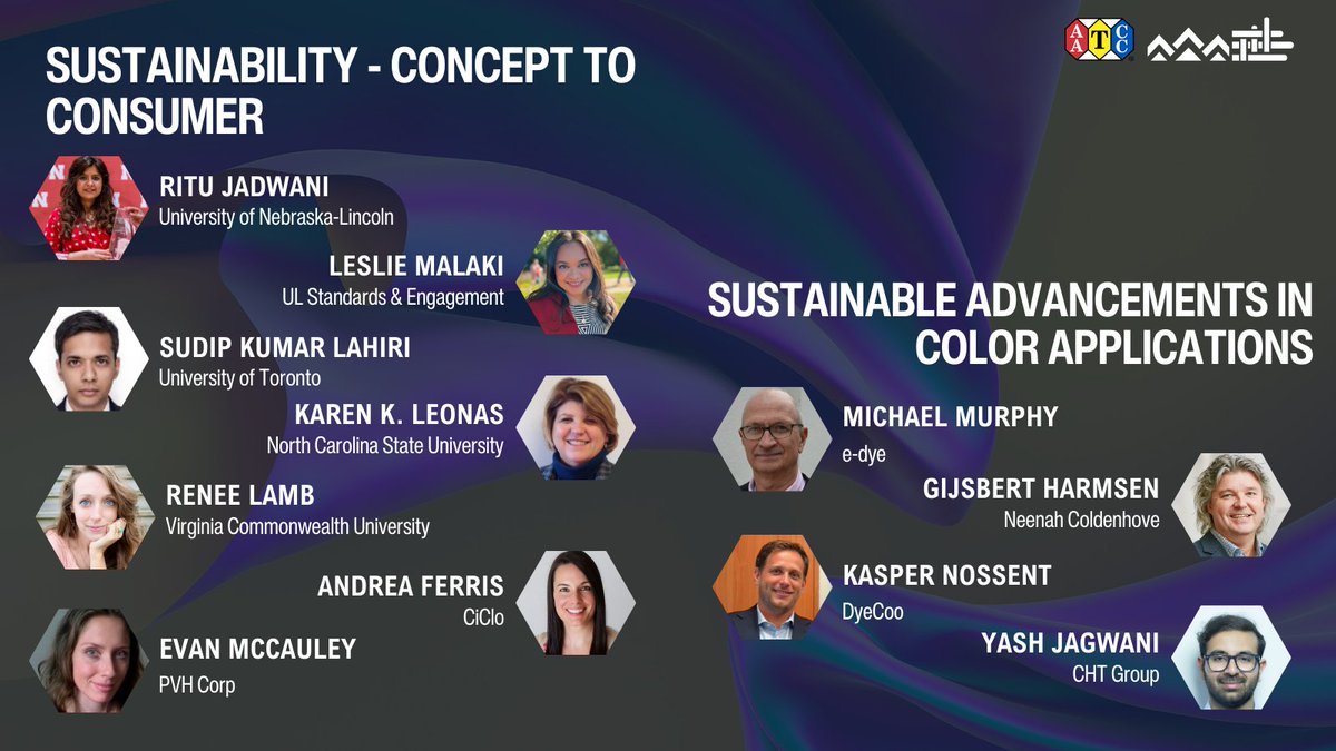 AATCC (@aatcc) on Twitter photo Get ready to hear from some of the #industryleaders at the 2023 Textile Discovery Summit!
<a href="/CottonInc/">Cotton Incorporated</a> <a href="/archromagroup/">Archroma</a> <a href="/edyewaterless/">e.dye</a> <a href="/NeenahPaper/">Neenah Paper</a> <a href="/DyeCoo/">DyeCoo Textile Systems B.V.</a> <a href="/CiClOtextiles/">CiClO</a> <a href="/PVHCorp/">PVH Corp.</a>
Register now to stay updated on the latest! aatcc.org/summit Get ready to hear from some of the #industryleaders at the 2023 Textile Discovery Summit!
<a href="/CottonInc/">Cotton Incorporated</a> <a href="/archromagroup/">Archroma</a> <a href="/edyewaterless/">e.dye</a> <a href="/NeenahPaper/">Neenah Paper</a> <a href="/DyeCoo/">DyeCoo Textile Systems B.V.</a> <a href="/CiClOtextiles/">CiClO</a> <a href="/PVHCorp/">PVH Corp.</a>
Register now to stay updated on the latest! aatcc.org/summit