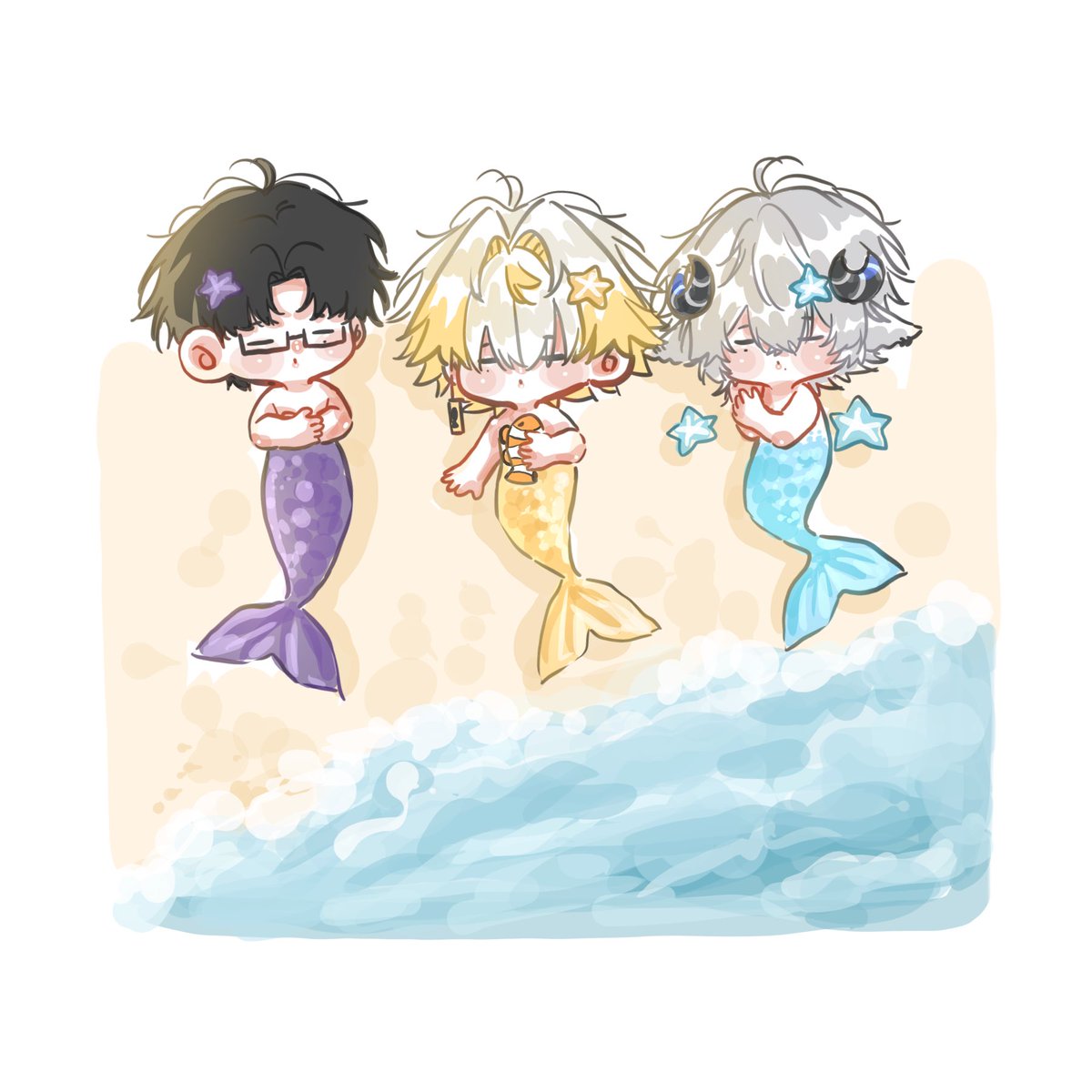 pomperr_'s tweet photo. เงือกน้อย🧜🏻‍♂️🧜🏻‍♂️🧜🏻‍♂️⭐️

#Krakenlust #DacapoArt #BaabelArt https://t.co/wUYQZFcAIb