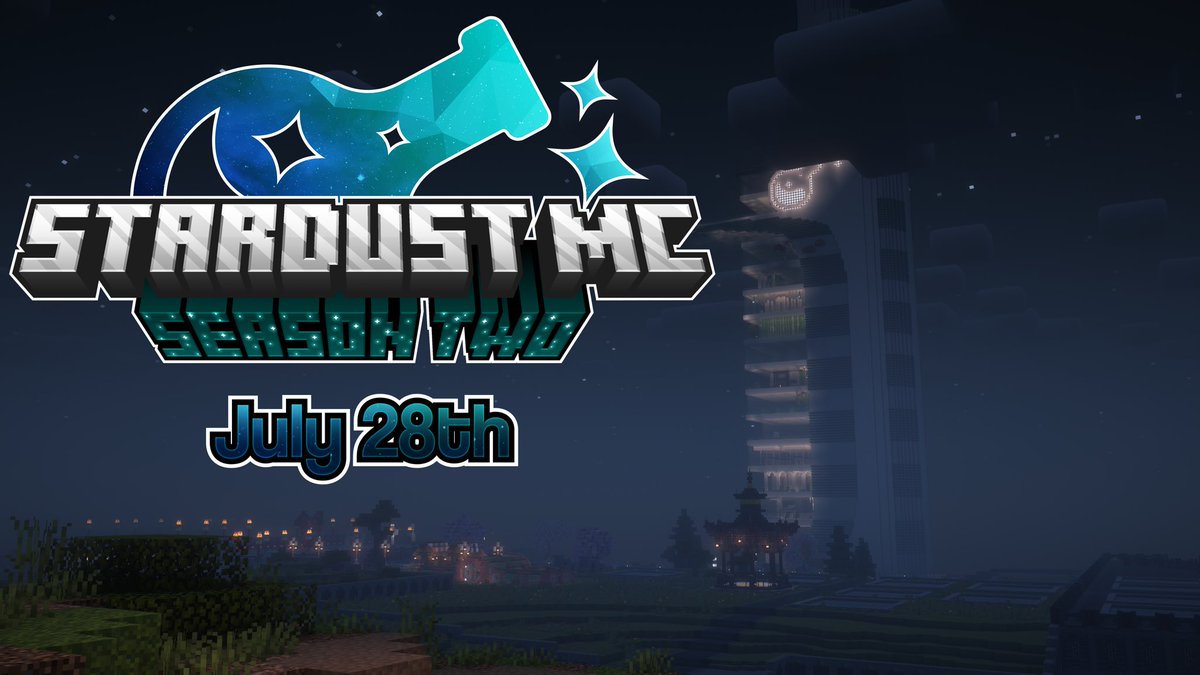 Season 2 of our official StardustMC server is launching July 28th!

Minecraft 1.20.1 - with Terralith, Incendium, Nullscape, Structory, and more.

Join us at discord.gg/stardustlabs to get ready for launch day!