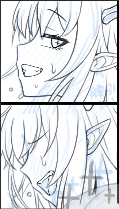 さらにさらにさらにWIP💎マジで時間かけまくりだな…さすがに次からはやめとこう。でもいい表情にはなってきた 