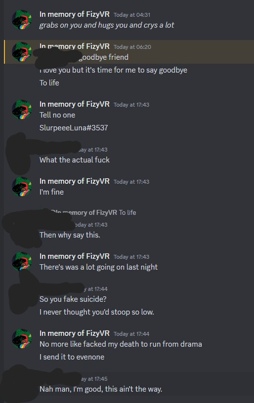 felli_proto's tweet photo. interesting fizy seemed to have faked his death something you dont do. https://t.co/XhvCrslsnf