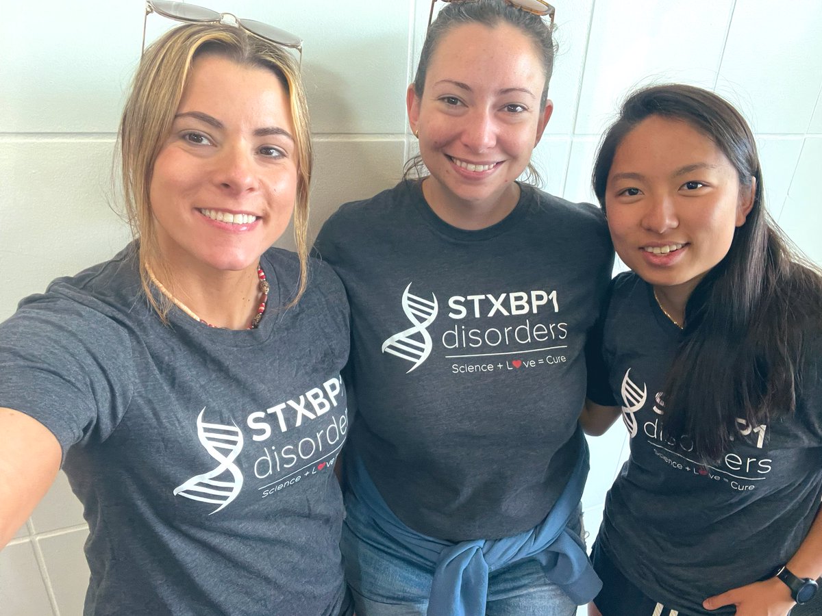 Our team had a blast meeting and learning from families, playing with kiddos, and providing information on the multi site STXBP1 NHS! Thank you for having us! <a href="/curestxbp1/">stxbp1</a> 
Science + Love = Cure 💜