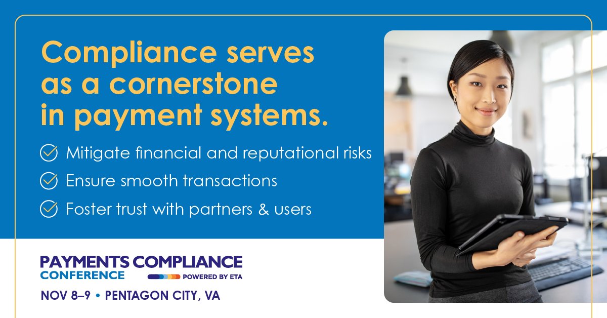 Maintaining compliance is essential — and staying ahead of changes from regulators is key. 

At PCC, industry-leading speakers from the OCC, FCC, CFPB, and more will share their knowledge and insights.  

Join us this November in Pentagon City: bit.ly/3DhmkOT