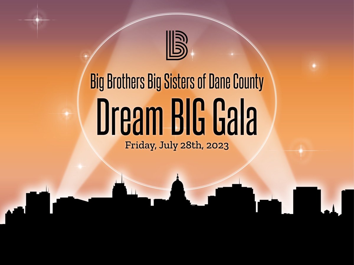 At @bbbsdaneco, there are currently over 200 youth in Dane county waiting for a mentor, and that could be YOU! Please support me and @varsitycollective in ensuring everyone can Dream Big. Join us and dream Big on July 28th!