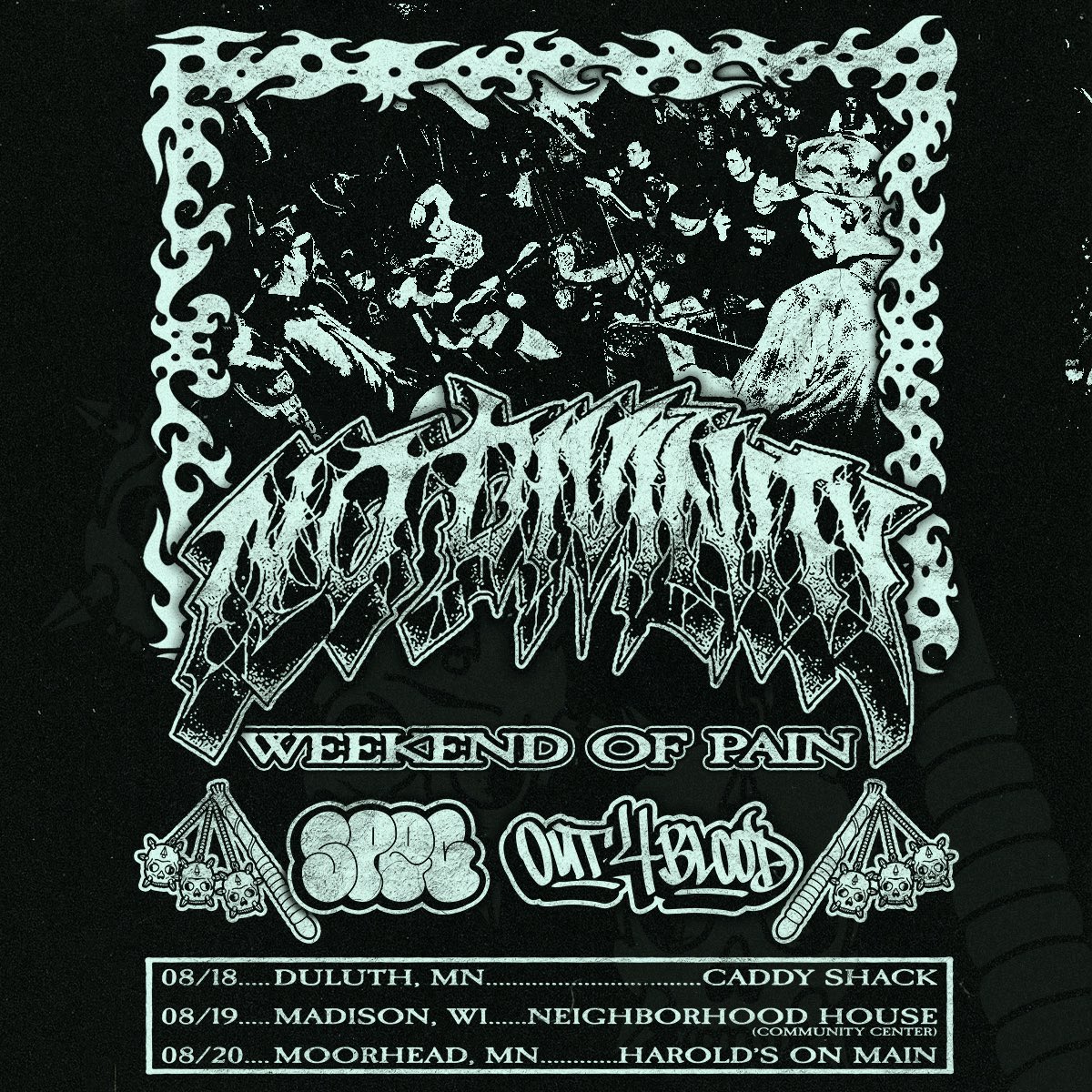 out4bloodhc's tweet photo. hitting the road with the kings of ND @nodivinityhc and @038Spec next month
🩸 https://t.co/sTiAp6FBOt
