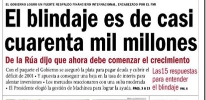 icevainillaice's tweet photo. Patricia Bullrich dice que ya consiguió un blindaje para salir del cepo.
Me suena.
También se llama deuda. 
Después se enojan cuando decimos que nos recuerda a 2001. https://t.co/S4KfAn5G2W
