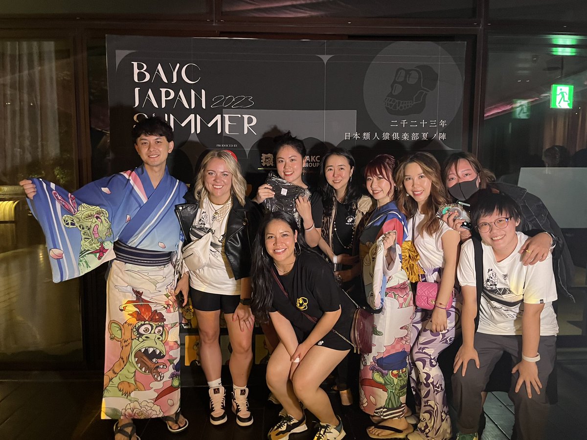 web3_honey's tweet photo. Today is the best day ever😍
The scene I had always dreamed of seeing was right there🥲✨

Thank you so much to the @yugalabs team and to @dalegre for this opportunity😭❤️
Thanks so much to everyone who participated🥲❤️
I look forward to seeing you all around the world in the future🌍❤️‍🔥

@YuAyato_TYO @huni_crypto 
@BaycCouncil @ApeComms @LadiesofBAYC