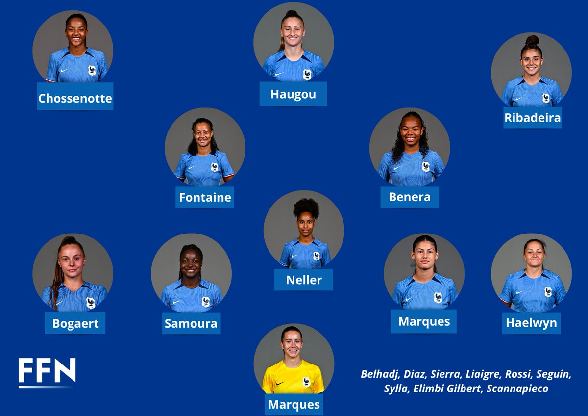 femmesfootnews's tweet photo. Les compos officielles de France (U19) 🆚 Islande (U19) 🇫🇷⚔️🇮🇸

#U19WEURO https://t.co/ioRUwqw5UJ
