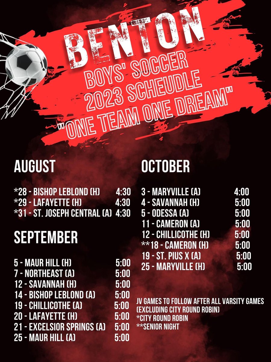 The 2023 Benton Boys' Soccer Season is just around the corner! Come and support the Cardinals throughout the season as we stake our claim! #SouthSideSoccerClub