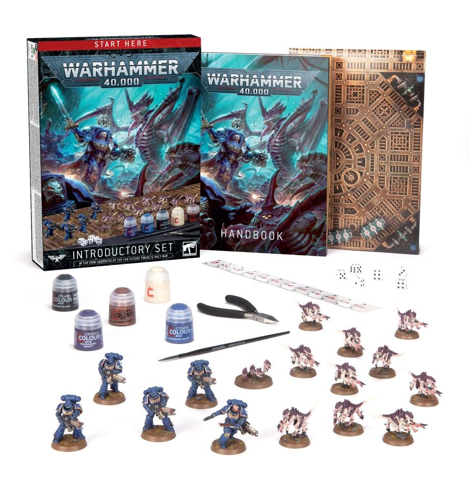 Hey everyone. The weekend is over, but we still have some of the new Warhammer 40,000 starter sets left in stock. Come on by and pick them up so you can get your hands on these sweet new models!