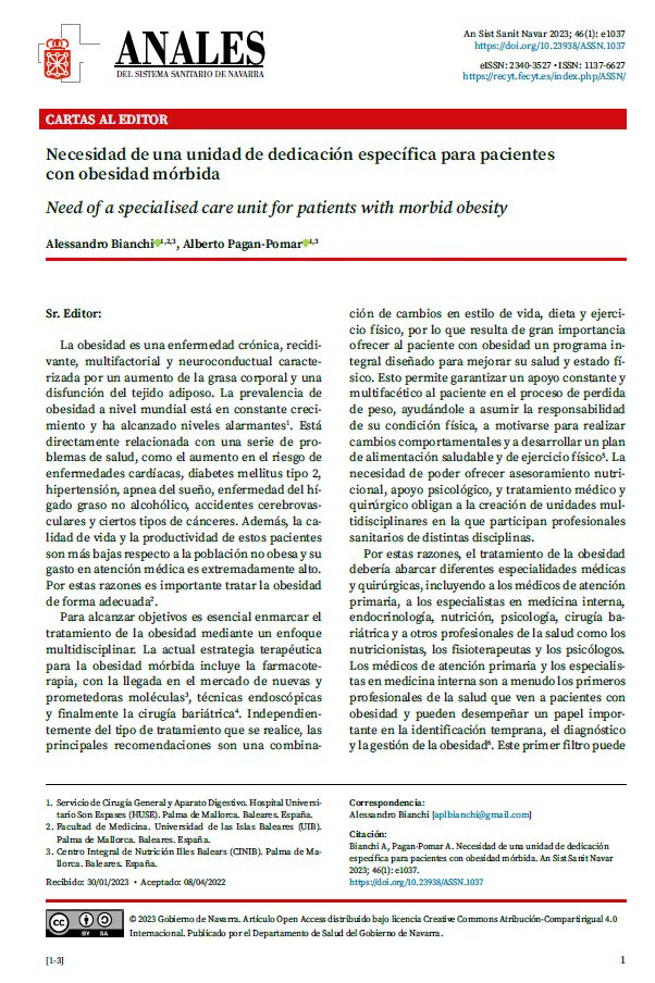 Docusalut (@docusalut) on Twitter photo Nova carta a #Docusalut: Necesidad de una unidad de dedicación específica para pacientes buff.ly/42w1ANm <a href="/aplbianchi/">Ale Bianchi</a> <a href="/cgdsonespases/">CGD Son Espases</a> <a href="/sobacir/">SOBACIR</a> #PublicaSalutIB Nova carta a #Docusalut: Necesidad de una unidad de dedicación específica para pacientes buff.ly/42w1ANm <a href="/aplbianchi/">Ale Bianchi</a> <a href="/cgdsonespases/">CGD Son Espases</a> <a href="/sobacir/">SOBACIR</a> #PublicaSalutIB