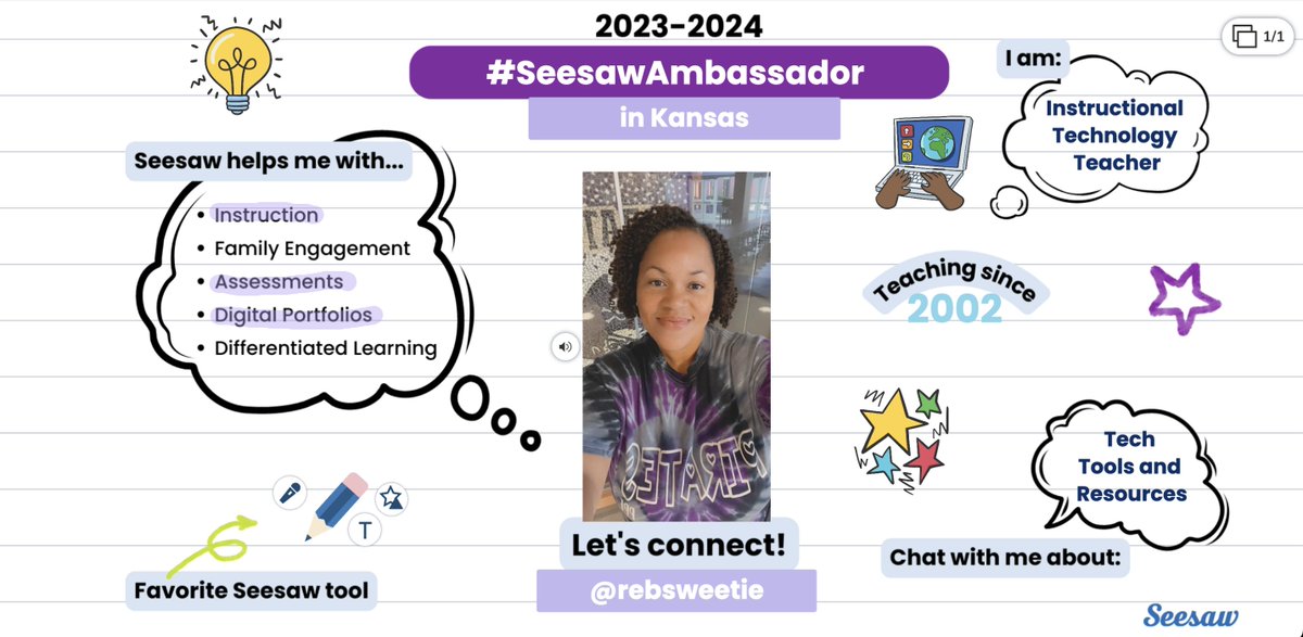 Excited for the new year and new tools in @Seesaw @seesawlearning #SeesawAmbassador