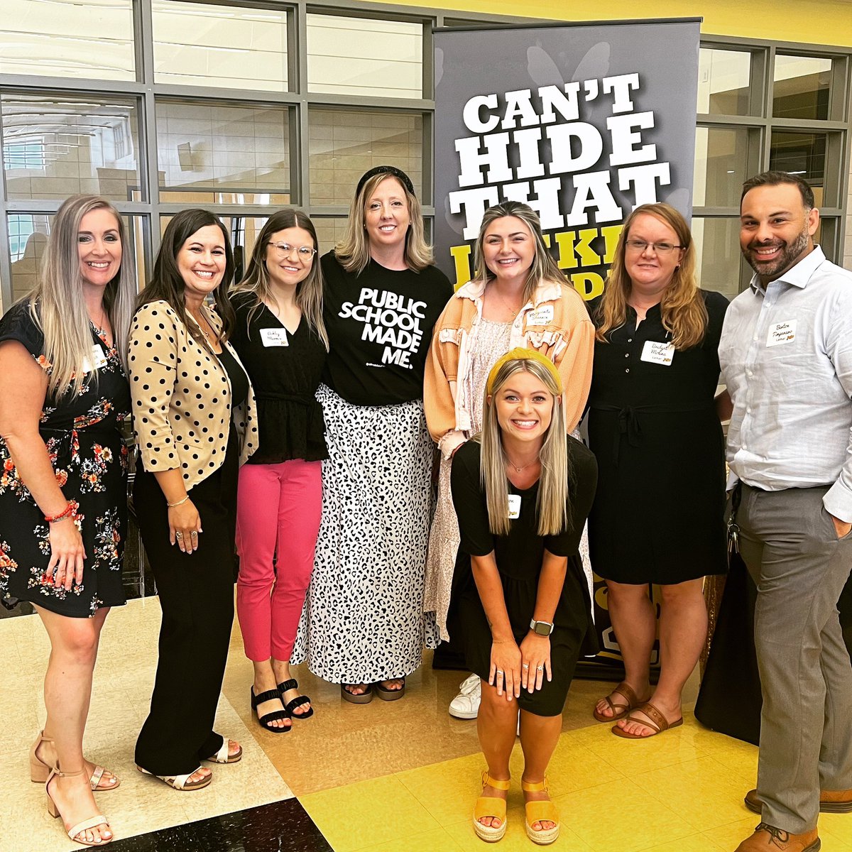 Super excited to welcome these new teachers to our Lamar family! #madeforthis