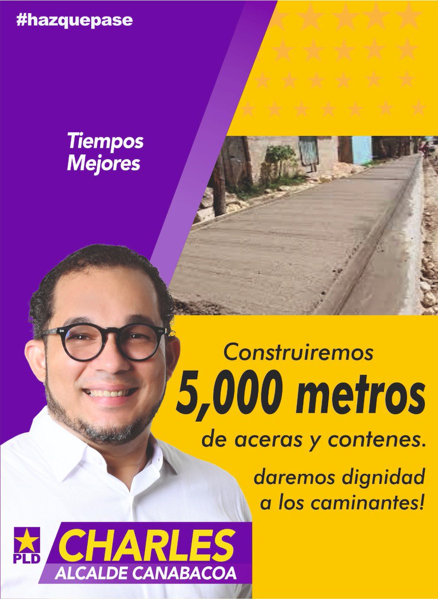 chalsalbino's tweet photo. Dignificaremos a los de a pie. Procuraré que nadie tenga que tomar la calle porque nuestras aceras estén destruidas o simplemente porque no haya. 

#CharlesAlcalde
#AbelPresidente
#canabacoa
#AcerasYContenes
#HazQuePase https://t.co/kqCpaQqfXo