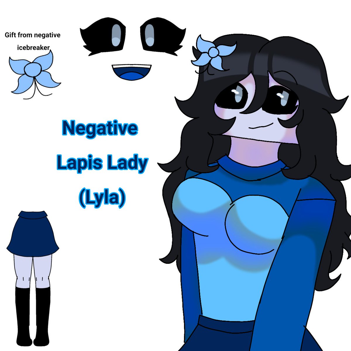 LubovVara17287's tweet photo. Negative Lapis Lady (Lyla)
#Negativecraft #NC #NegativeLapisLady #MinecraftAU https://t.co/LFRE8yMm7Y