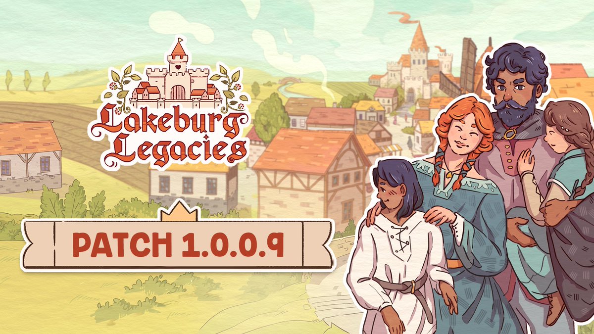 ishtar_games's tweet photo. New update for Lakeburg Legacies 👑

💰 Neighbours button now divided in Recruitment &amp; Barter
🧑‍🔧 More optimization to limit crashes and usage of RAM
👶 Babies from same sex-couple now inherit physical features and congenital traits

More information: https://t.co/yJMyI32phJ https://t.co/q4TfaJfHxt