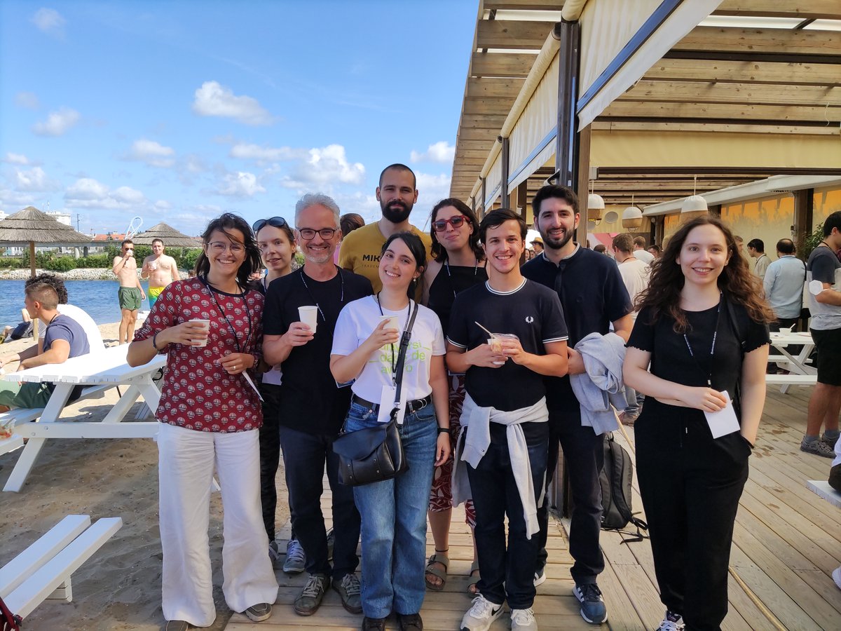 A bunch of us from the QLOC group <a href="/INLnano/">INL</a> are in Aveiro this week for the conference Theory of Quantum Computation - TQC 2023. After the first day, here's a picture of us at the Industry meet and greet session.