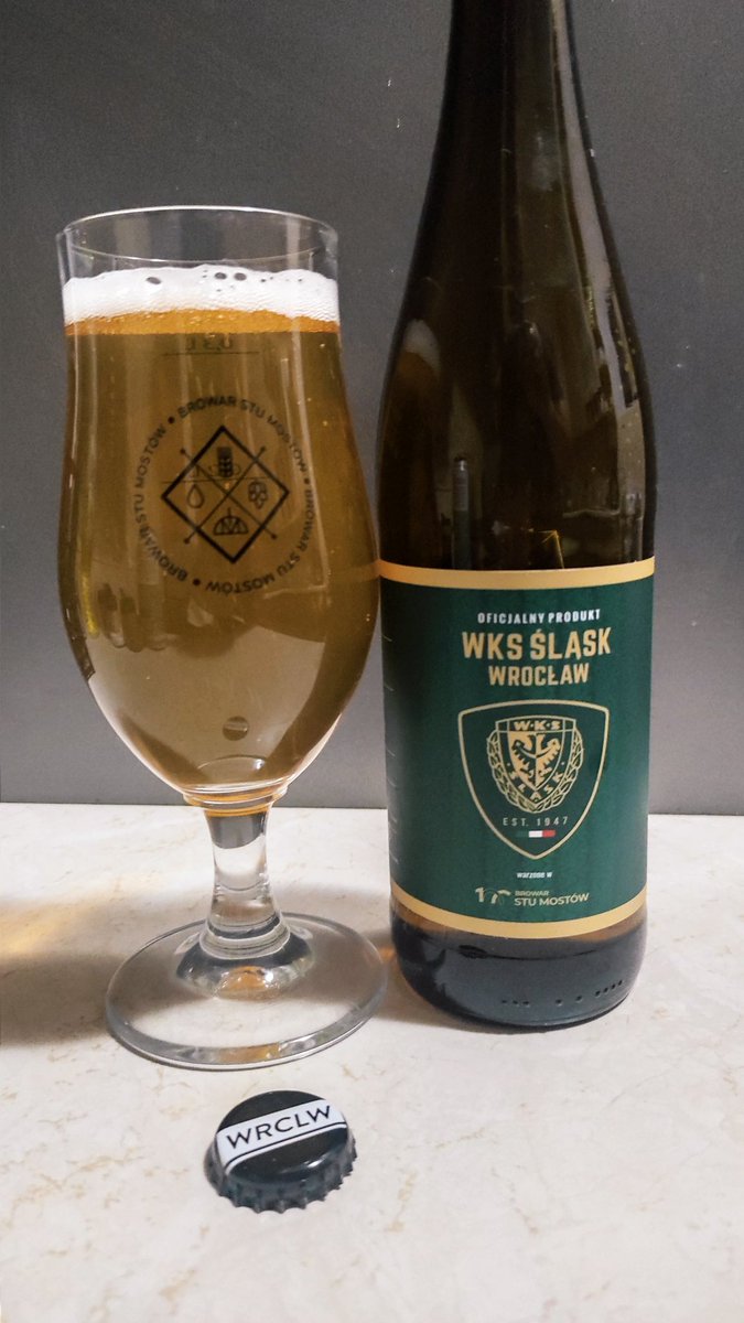 BojanowskiMarek's tweet photo. #329
🍺 WRCLW: WKS Śląsk Wrocław
🇵🇱 Browar Stu Mostów
Lager
Alk. 3.5%
3.5/5
#craftbeer #polishbeer #lager #piwokraftowe #browar #wrclw #stumostow #beerpics #wks #śląsk #wroclaw @BrowarStuMostow @SlaskWroclawPl https://t.co/i6c98EwYBg