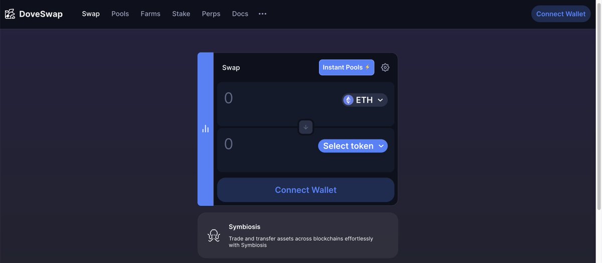 DovishFi's tweet photo. Proud to have a new bridge go live on our platform 🚚

Everyone welcome @symbiosis_fi to @0xPolygonDeFi zkEVM! Check them out through our swap page and get awesome swaps across crypto! https://t.co/AVUitgcYQH