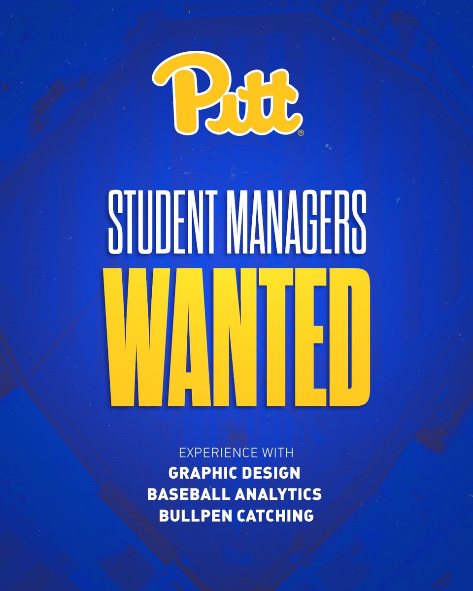 𝗔𝗧𝗧𝗘𝗡𝗧𝗜𝗢𝗡 𝗣𝗜𝗧𝗧 𝗦𝗧𝗨𝗗𝗘𝗡𝗧𝗦 ‼️

We currently have student manager positions open for this upcoming season! Apply below to be a part of our team!!

🔗: bit.ly/46ZaR43

#H2P