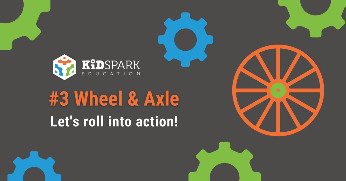 The wheel and axle combination helps us move objects with ease. Just think of bicycles, cars, and even doorknobs! How about the Ferris Wheel at the Fair 🚴‍♂️