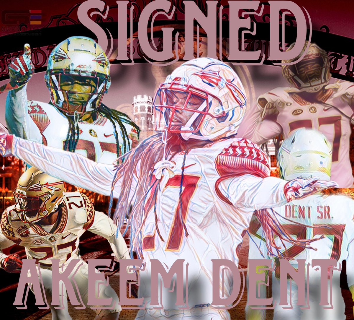 SIGNED ✍🏾 Massive addition to the GSE Family! Pleased to introduce our newest member Akeem Dent ❤️💛 || DB @DoItAllDent103 || 🎓 @FSUFootball #football #fsu #fsufootball #college #collegefb #collegefootball #athlete