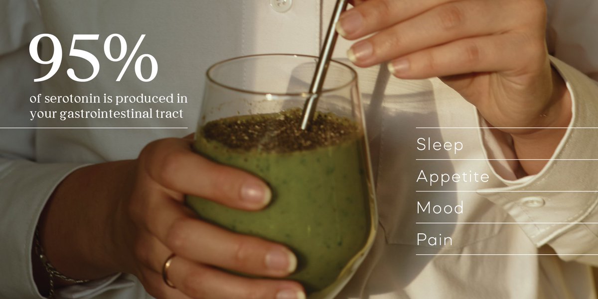 A healthy gut is key to maintaining your mental health. Research shows that 95% of your serotonin—a chemical that helps regulate sleep, appetite, mood and pain—is actually produced in your gastrointestinal tract. Learn more: ow.ly/CahM50PjJs0