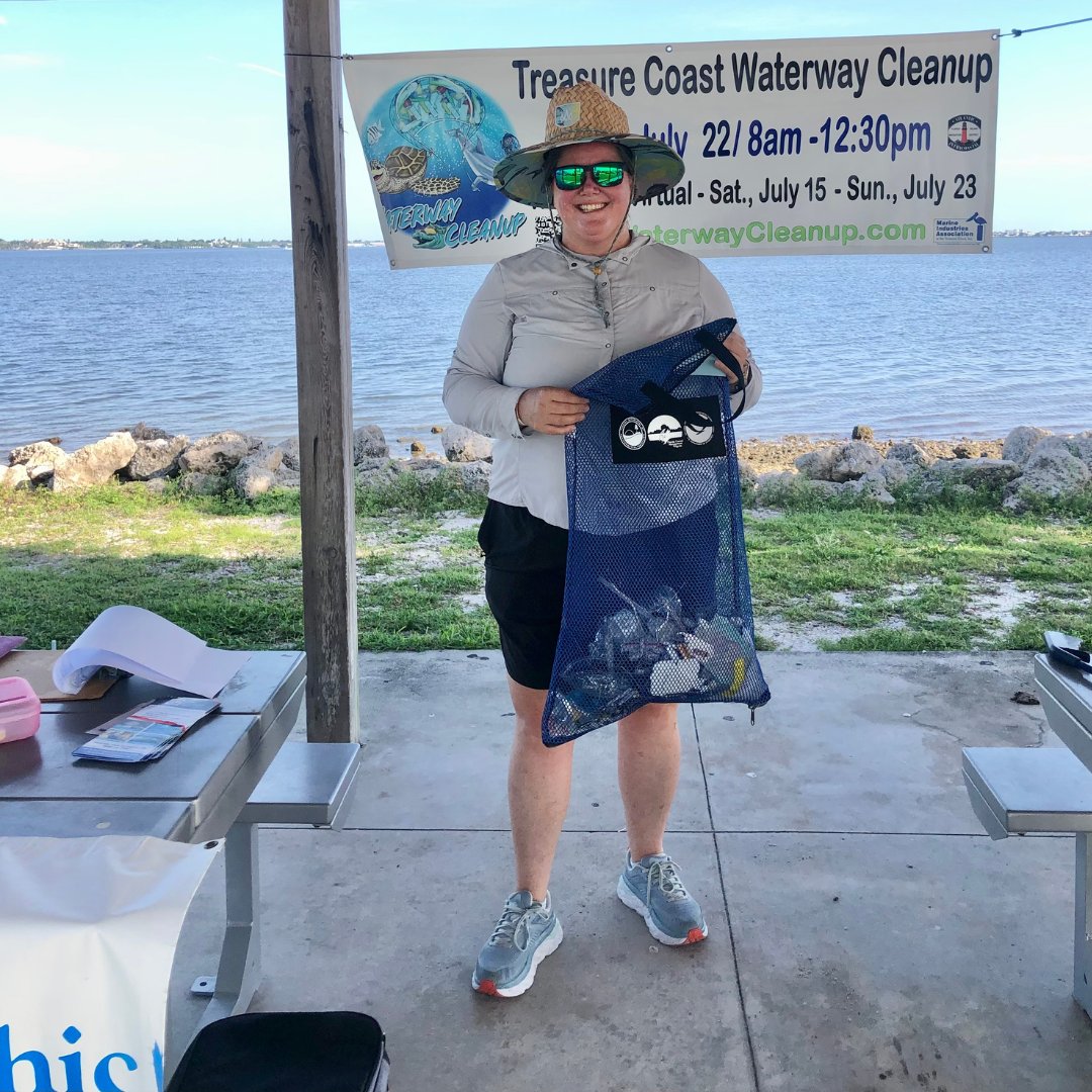FLOceanographic's tweet photo. Thanks to all who supported our waterways & participated in the Treasure Coast Waterway Cleanup Our site saw 40+ people — many new faces — with one goal: clean our waterways & promote healthy coastal environments #CoastalCleanup #SupportOurWaterways #CleanWaterways #TreasureCoast https://t.co/lSSMMNOLVE
