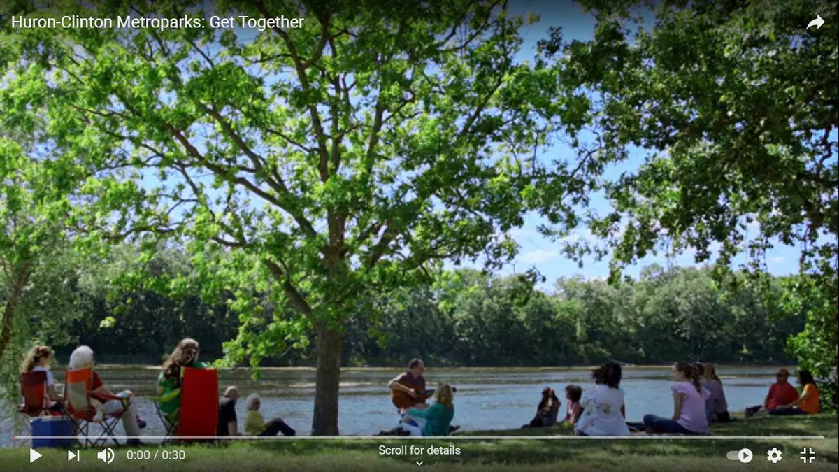 BTsongs's tweet photo. It still makes me smile that the commercial for the @MIMetroparks  I was honored to be part of last summer is still running on TV (link below). I've seen it three times in the last week.
"Get Together" Huron-Clinton Metroparks television ad:
► https://t.co/wDyQKSwmHL
#Metroparks https://t.co/fb4pth9SU9