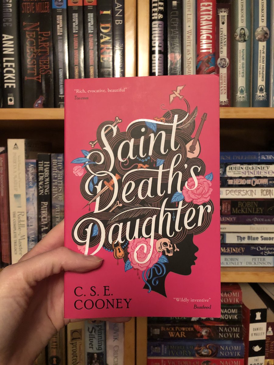 Gina Gagliano (@_ginagagliano) on Twitter photo This morning's reading: <a href="/csecooney/">CSECooney ducks in from time to time.</a>'s very fun fantasy novel SAINT DEATH'S DAUGHTER! This morning's reading: <a href="/csecooney/">CSECooney ducks in from time to time.</a>'s very fun fantasy novel SAINT DEATH'S DAUGHTER!