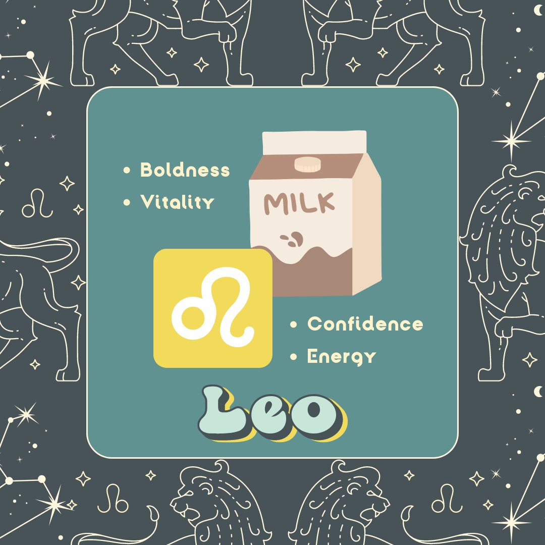 Leo season is here, and it's giving... choccy milk 🤷 🍫 🥛 ♌ 

Agree or disagree?