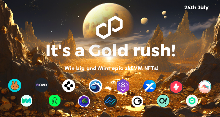 We are live with the first week of @0xPolygonDeFi  2.0 zkEVM Saga!
Claim the first of zkEVM Polygon NFTs

Check link 👀