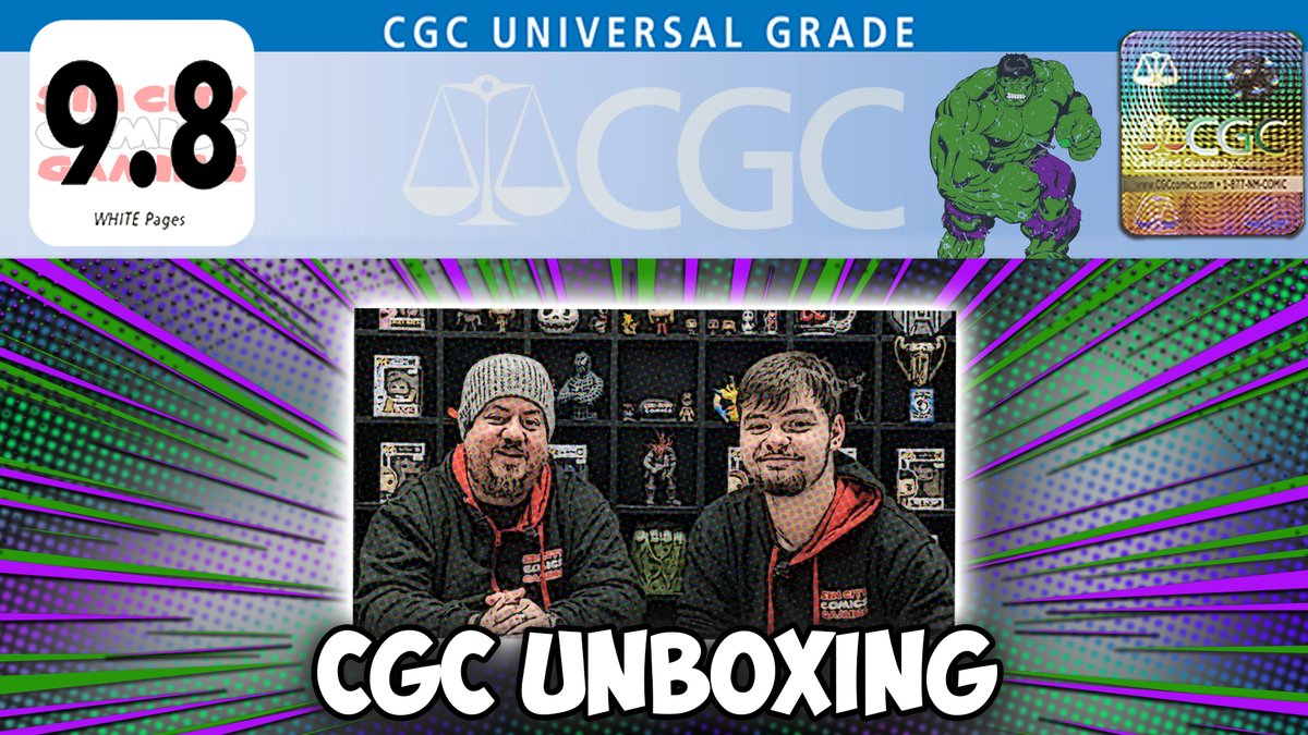 🎉 Exciting CGC comic grading unboxing! 📚 Thunderbolts, Hulk, TMNT,  Harley Quinn - all in one amazing haul! 🤩 Record-breaking finds await!  🏆 Don't miss this epic comic book journey! #CGCComics #Unboxing  #CGC #Comics #TMNT #GeekCollectibles  📽️📚🤓

youtu.be/s38Spldsv9U