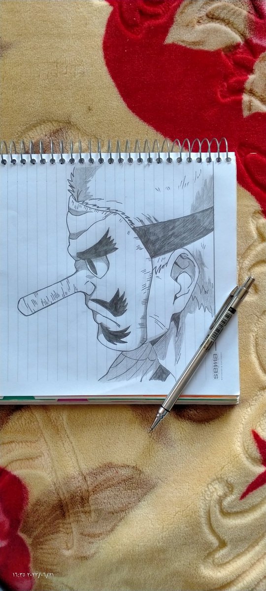 ThePharaoh_01's tweet photo. رسمتي لشخصية أوروكوداكي ساكونجي من انمي Kimetsu no Yaiba 👺

رأيكم و تقييمكم؟ https://t.co/tWGXHuxg5q