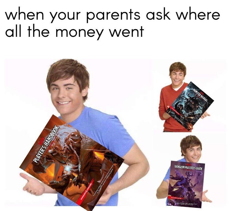 FantasyGrounds2's tweet image. "Listen... Everytime a game comes out with a new playable race, something inside me makes me buy it."

#dnd #dndmeme