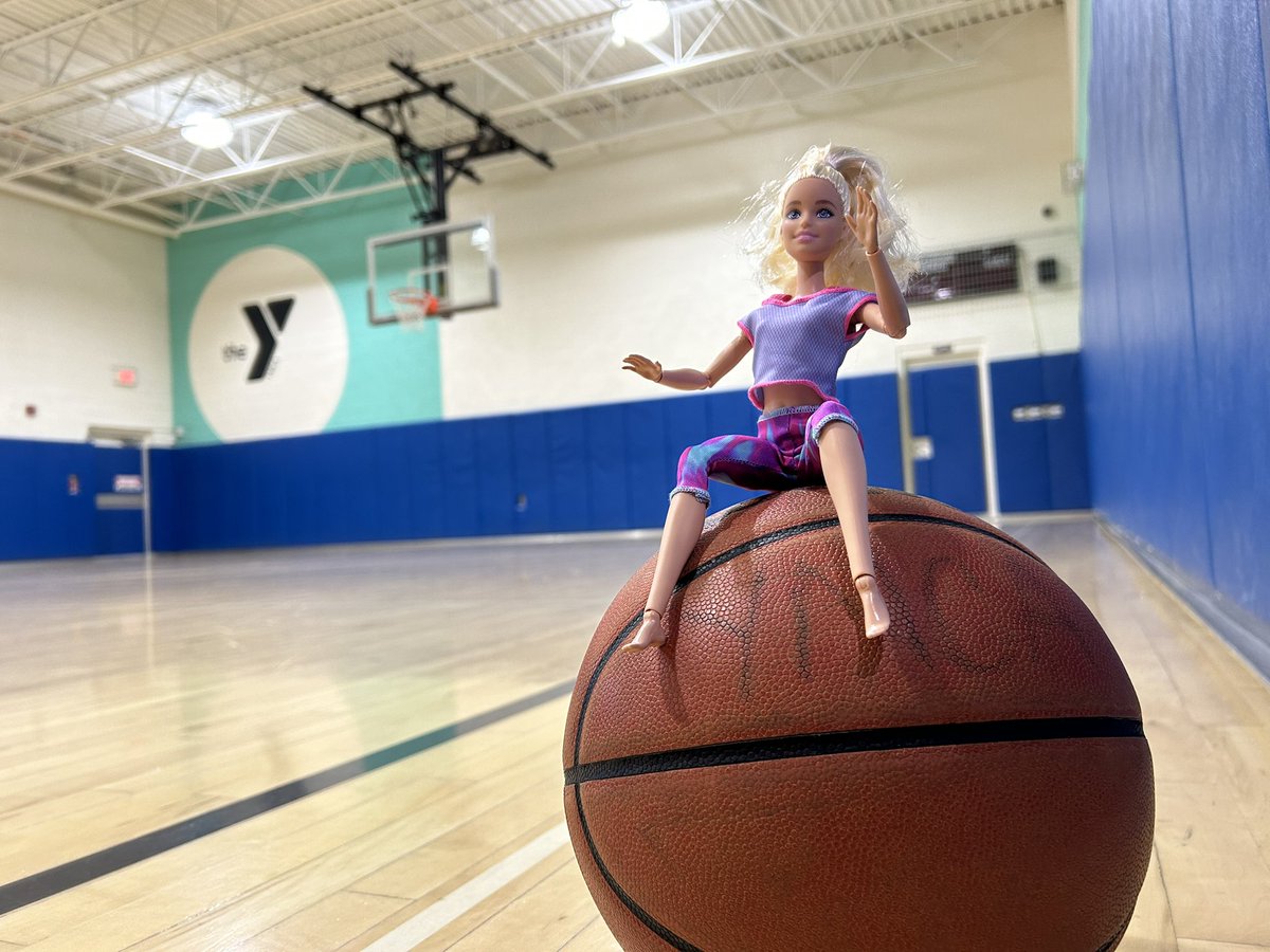 Come on #Barbie let’s go to the Y! Even after a successful opening weekend at the Box Office, our girl still keeps her Monday routine.