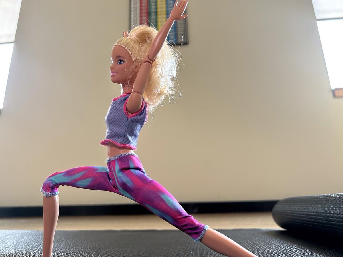 YMCARochester's tweet photo. Come on #Barbie let’s go to the Y! Even after a successful opening weekend at the Box Office, our girl still keeps her Monday routine. https://t.co/9IeUOCUYjx