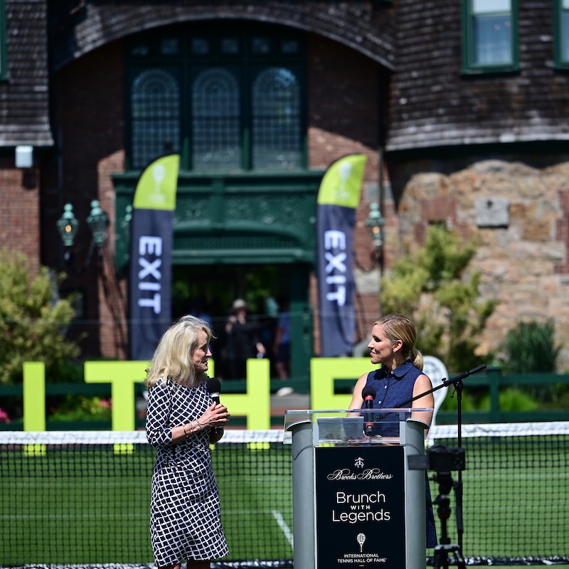 TennisHalloFame's tweet photo. Newport shines bright during #EnshrinementWeekend
Explore photos, videos, and highlights from the weekend that was honoring the Class of 2023 ✨