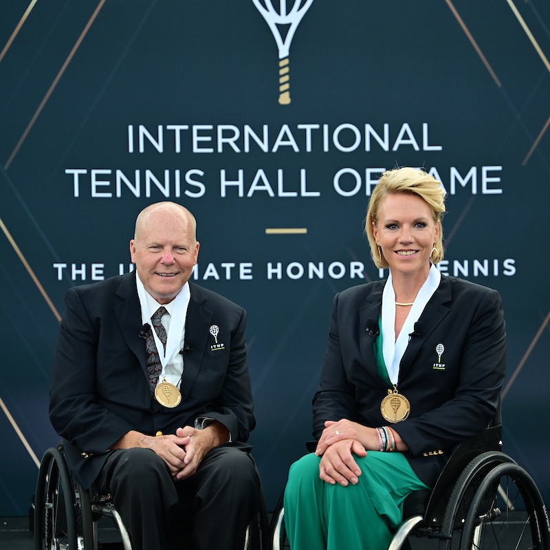 TennisHalloFame's tweet photo. Newport shines bright during #EnshrinementWeekend
Explore photos, videos, and highlights from the weekend that was honoring the Class of 2023 ✨