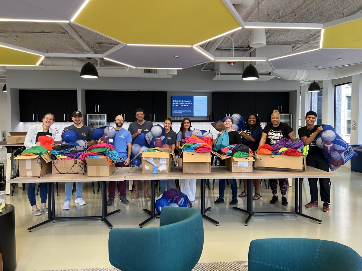 PlayworksIL's tweet photo. We had an awesome day at West Monroe getting everything ready for TeamUp schools and JCs! Thank you West Monroe and our amazing staff for setting these schools up for success this year! https://t.co/ubpHqenBfB