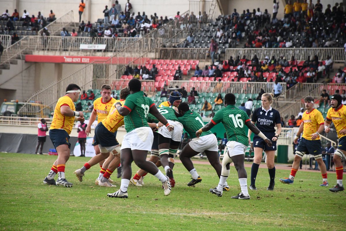 moyasa_ke's tweet photo. Still on the energy and excitement of the #WorldRugbyU20s, we move to day 3 where Kenya is set to play Hong Kong China tomorrow on the 25th July, 2023 at Nyayo National Stadium. Show support to #TeamChipu as they battle it out in the field. Matches will kick off as from 10.00am. https://t.co/vOyEh9SR5t