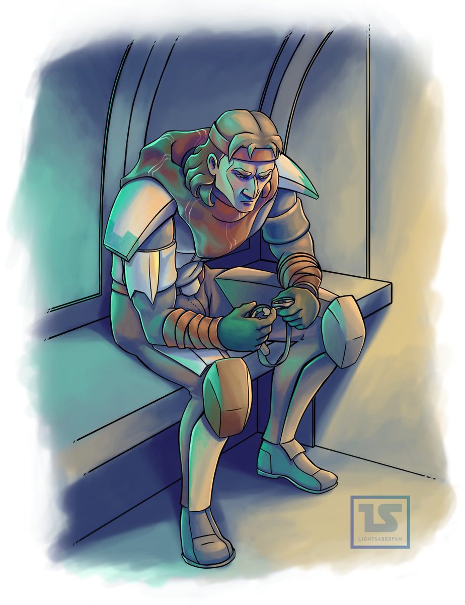 Hoy aprovecho para subir el dibujo de Hunter que ya compartí pero pintado del todo. Estoy haciendo algunas pruebas con colores e iluminación. Espero que os guste ^^ #TheBadBatch #HunterThaBadBatch