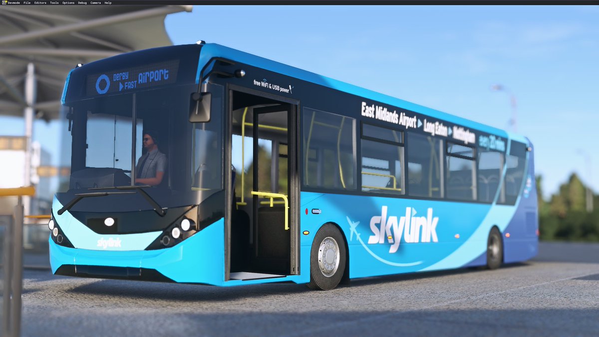 pyreegue's tweet image. How do you guys like EGNX so far? Have you seen the busses move around, cars racing around Donington Park, OPS vehicles? All brought to life by the one and only scripting master @Wombii