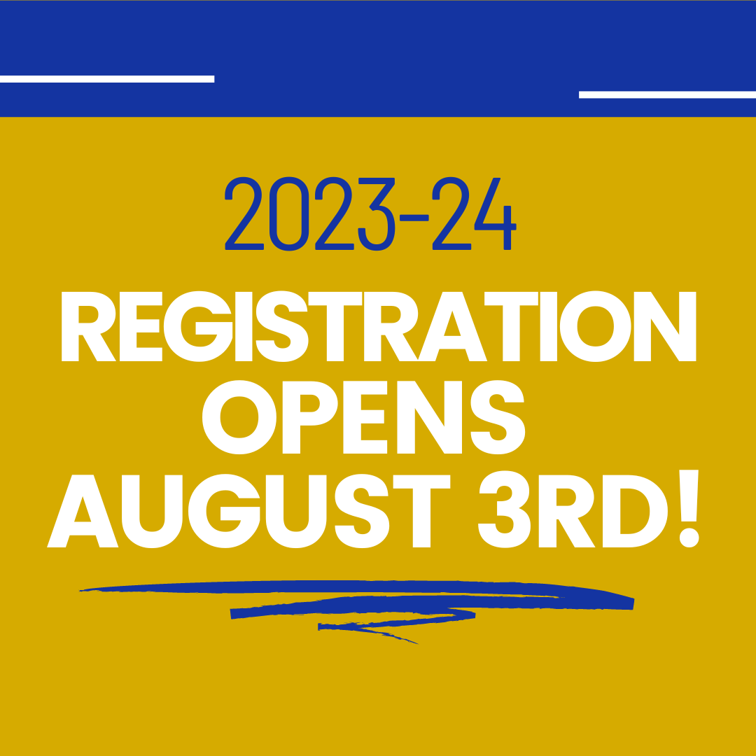 NewBraunfelsISD's tweet photo. Registration for the 2023-2024 school year is almost here! Mark your calendar for August 3rd! 📅💙 https://t.co/gqyRtxDonE