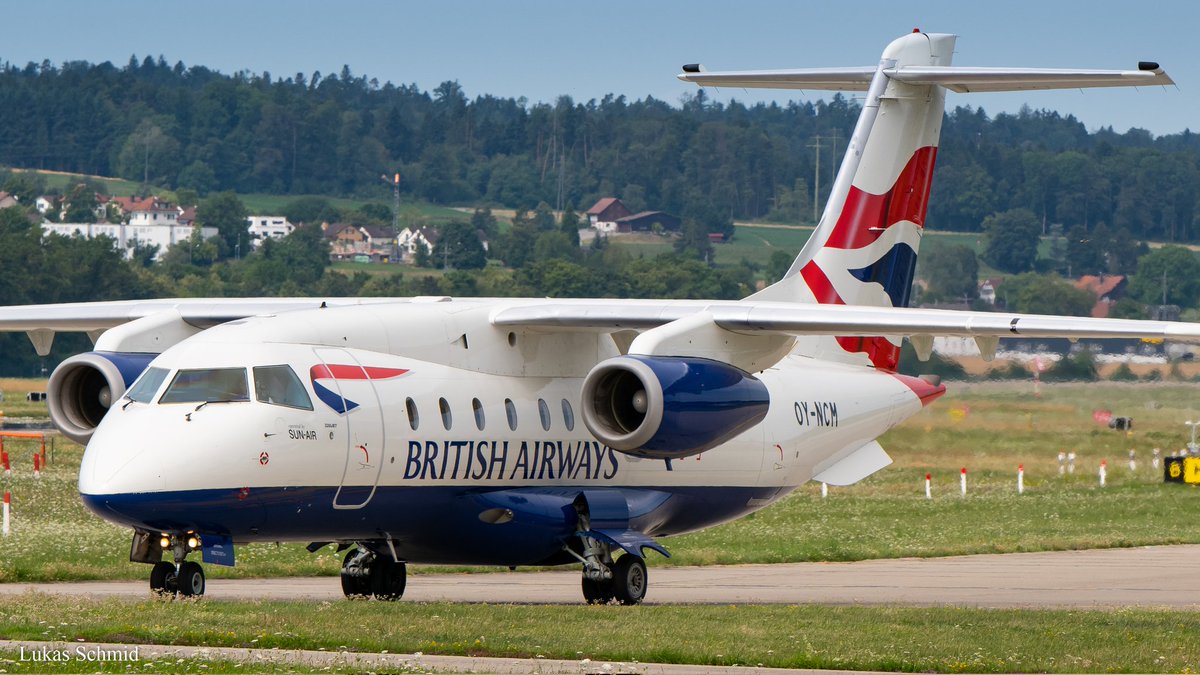 aviation_schmid's tweet photo. Sun Air of Scandinavia  / Dornier Do-328JET / OY-NCM / ZRH - 23.7.23

#AvGeek #planespotting #planes #planespotter #aviation #aviationphotography #spotting #ZRH #ZRHAirport #ZRHmovements #dornier #do328jet #sunair #oyncm https://t.co/q02IVbt3qI