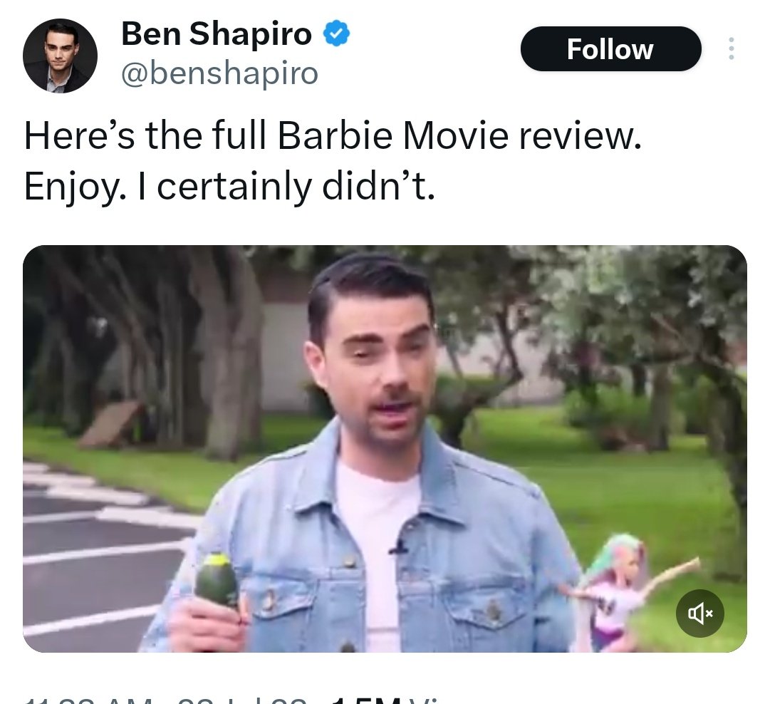 Who wants to tell him that Barbies and Kens are anatomically the same?