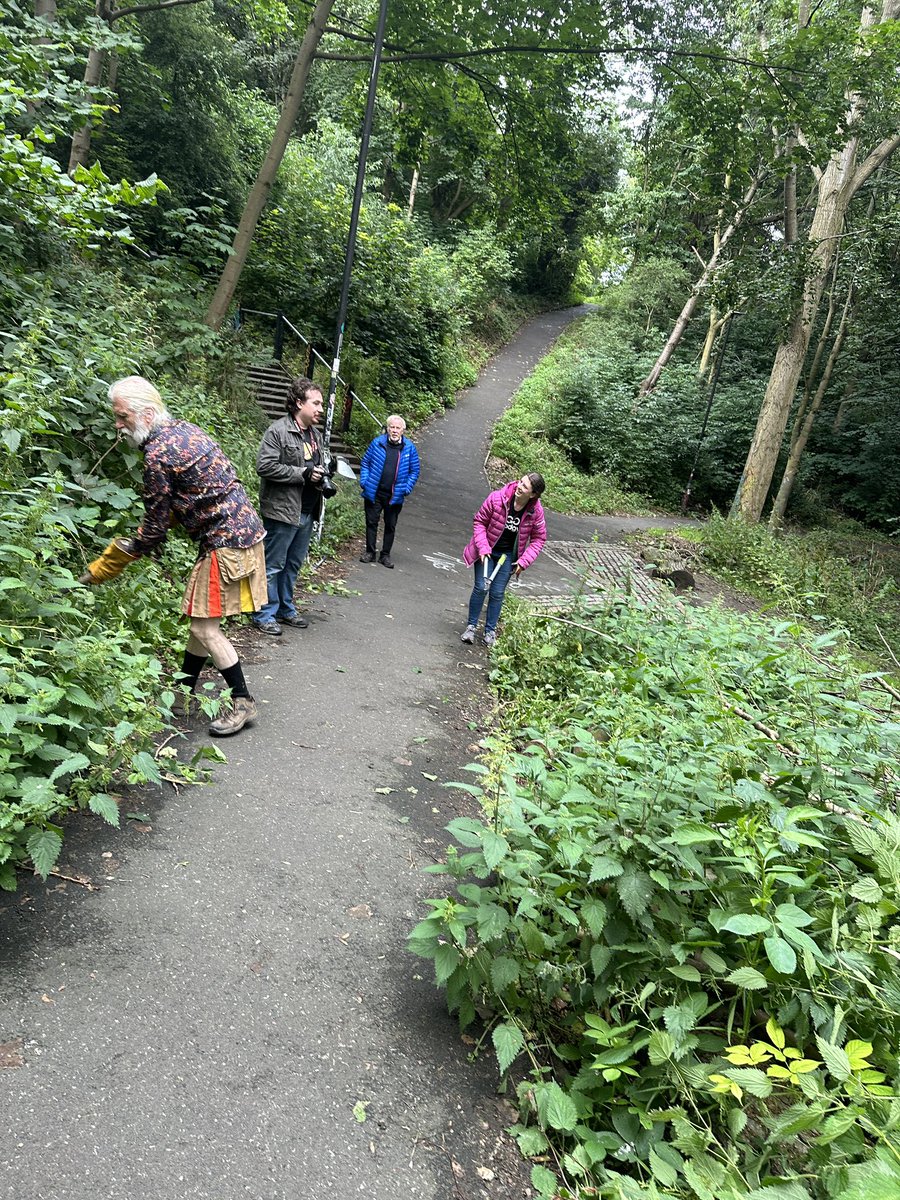 Just taken part in my first <a href="/goodgym/">GoodGym</a> session <a href="/GoodGymNcastle/">GoodGym Newcastle</a> clearing the paths around Ouseburn from nettles ans debris after the heavy rainfall. Love the idea of combining fitness with helping the community - here we come Teesside - if you’re interested in finding out more DM me