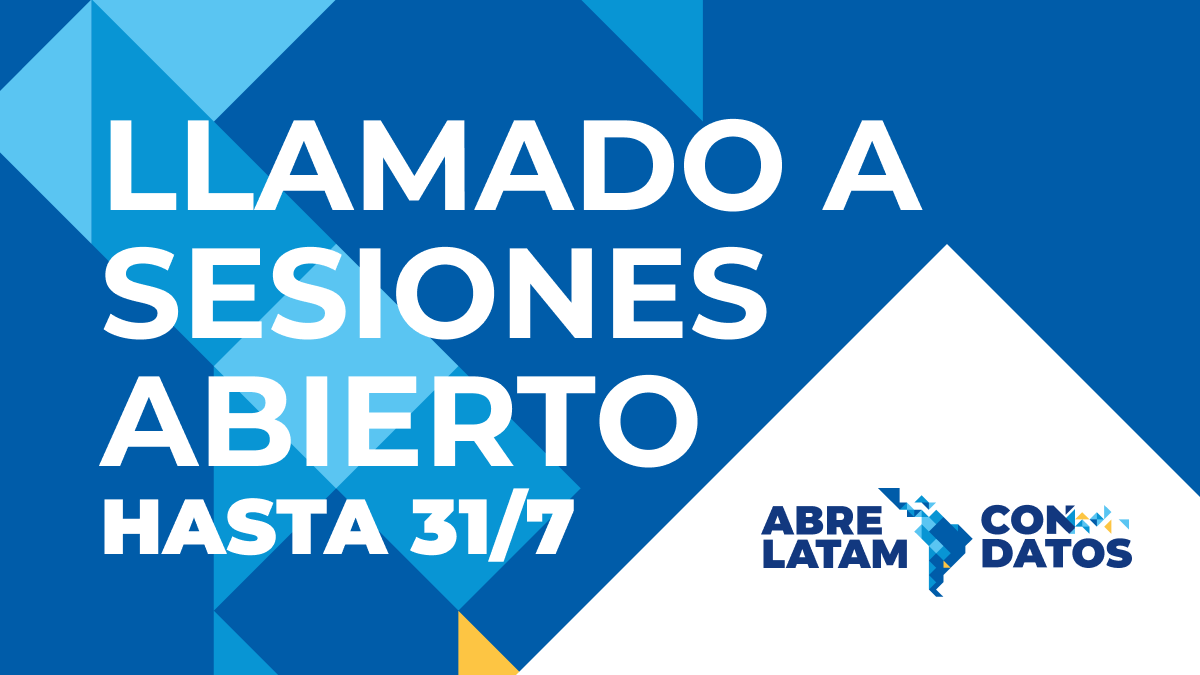 ÚLTIMA SEMANA para presentar tu sesión en #ABRELATAM/#CONDATOS.
¡No te duermas! 😴 Queremos conocer proyectos de #DatosAbiertos de gobierno, soc. civil, academia, sect. privado y mucho más. Hay varios formatos para elegir, ¡o podés proponer uno!
2023.abrelatam.org/registro/sesio…
Sigue (🧵)