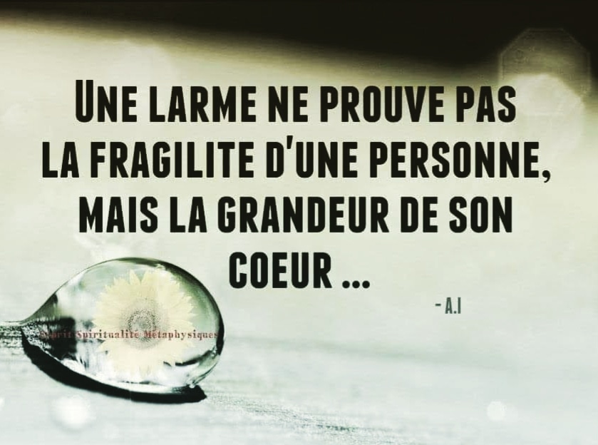 CmQualite's tweet photo. Les larmes ne sont synonymes ni de fragilité ni de faiblesse...
#psychologiepositive #developpementpersonnel #citation #citationpositive #penseepositive #penseedujour #qualitecm #larme #fragilite #faiblesse https://t.co/JrkkR29Hmr